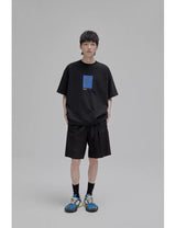 Floral Silhouette Print Short Sleeve Tee