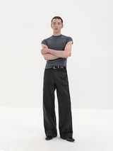 Lightweight Ribbed Short Sleeves
