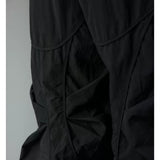 Waterproof Irregular Zippered Baggy Trench Pants