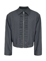 Boxy Fit Court Jacket YKK Zipper