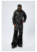 American Chain Print Detroit Work Jacket