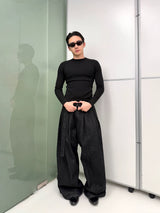 Lightweight Ribbed Knit Long Sleeve