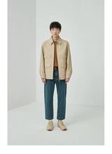 Vintage Washed Straight Ankle Jeans