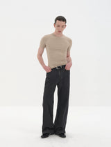 Short Sleeve Slim Merino Lyocell Tee