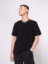 Men's Short Sleeve Mesh Metal Tee