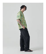 Loose Short Sleeve Hawaiian Shirt