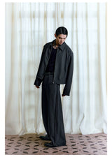 Baggy Deconstructed Tailored Pants