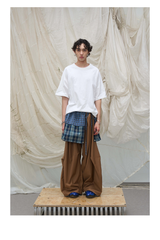 Plaid Unisex Skirt Extender