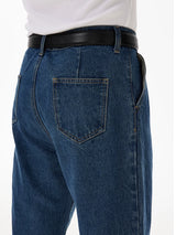 Vintage Distressed Fringed Cropped Skinny Jeans