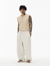 Vintage Sleeveless Knit Vest