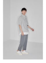 Drapey Stretchy Elastic Waist Cropped Pants