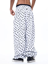 Men's Star Polka Dot Print Joggers