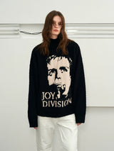 Couple’s Faux Mink Portrait Jacquard Sweaters
