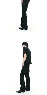 Rivet Slim Canvas Punk Jeans