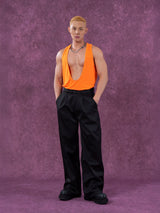 Men's Colorful Deep V Sports Tank