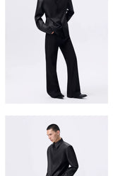 Detachable Padded Long Sleeve Crop Shirt