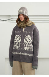 Thick Warm Cable Knit Tassel Scarf