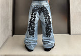 Genuine Vintage Washed Blue Carpenter Jeans