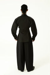 Hourglass Monochrome Long Sleeve Vintage Shirt