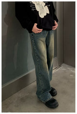 Cleanfit Mud Washed Flared Jeans