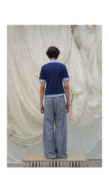 Plaid Casual Pants With Detachable Scarf