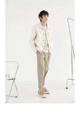 Long-Sleeved Mercerized Combed Tee