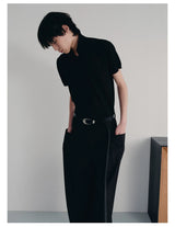 Straight Leg Side Pocket Dress Trousers