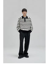 Vintage Pleated Wide Waist Casual Pants