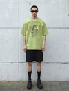 Oversized Graphic Print Tee