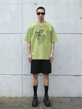 Oversized Graphic Print Tee