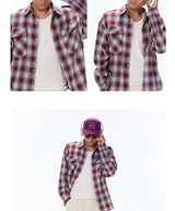 Brushed Workwear Plaid Shirt