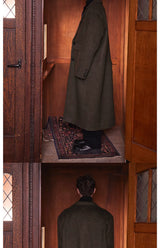 British Style Loose Long Wool Coat
