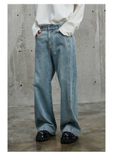 Vintage Washed Flared Denim Pants