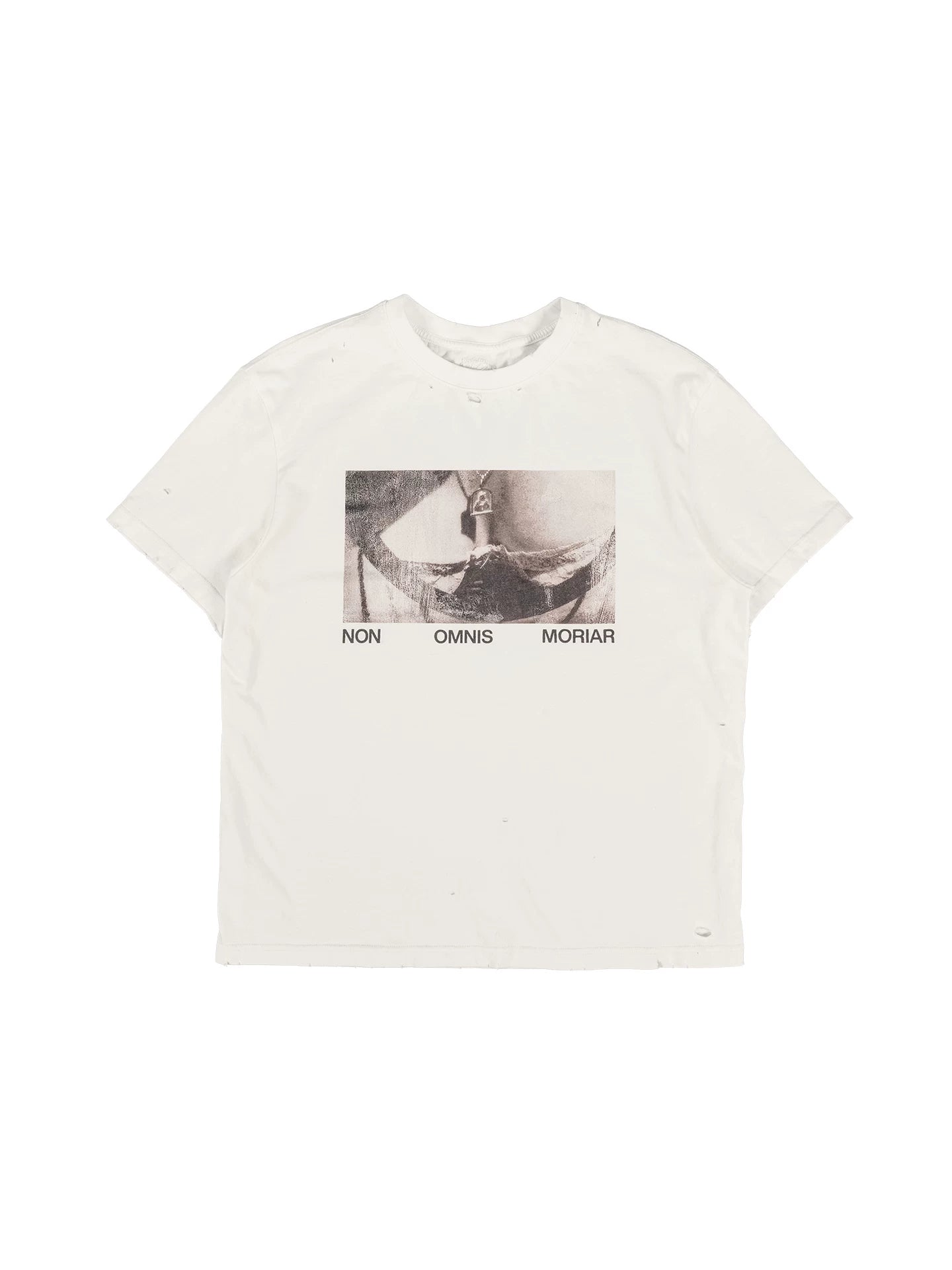 Punk Art Printed Cotton Crew Tee