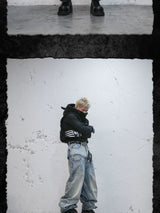 Detachable Devil Horned Down Vest