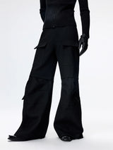 Wide-Leg Multi-Pocket Cargo Pants