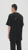 Lalavava model try-on video - black-graffiti-devil-wings-cotton-tees